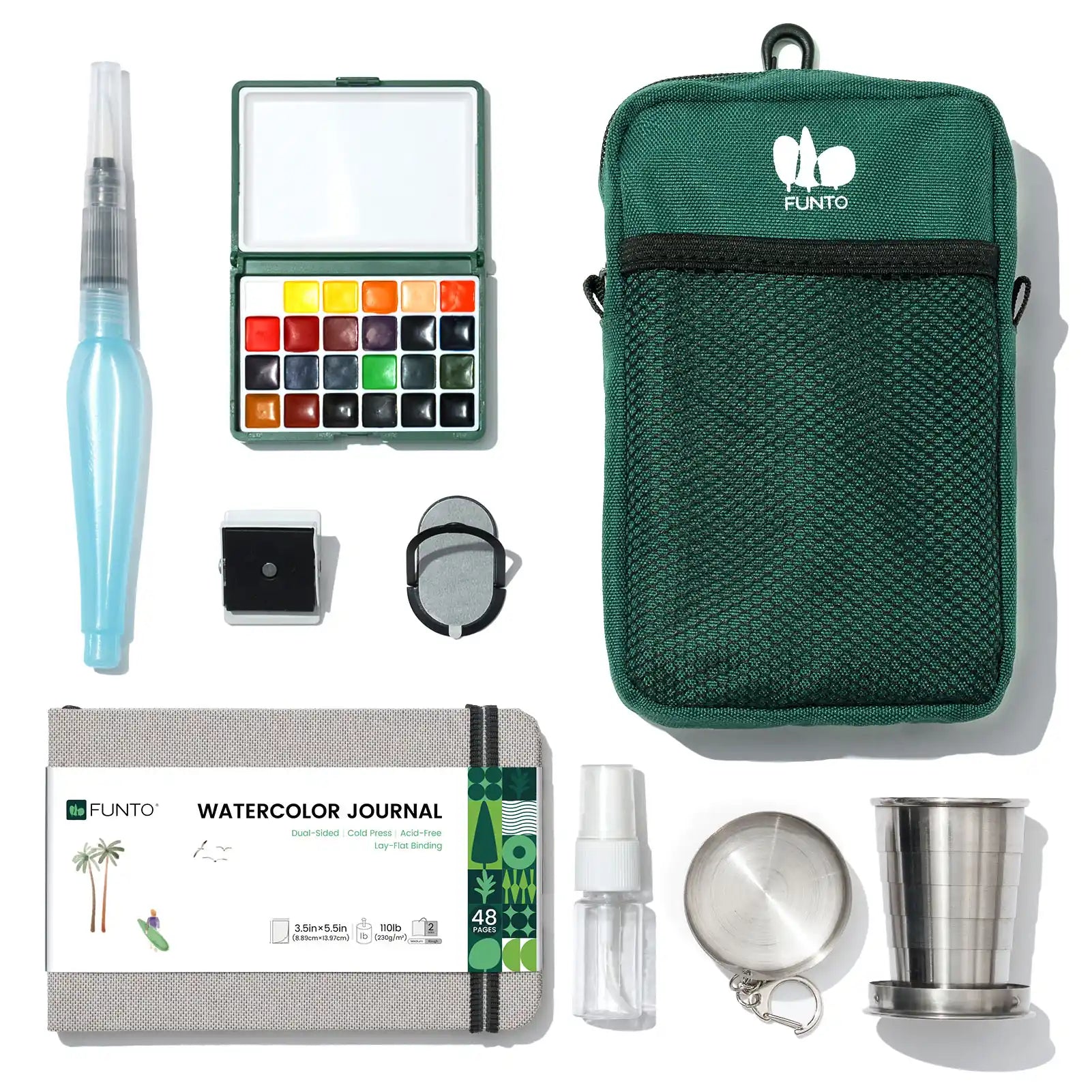 EXPLORER Watercolor Kit – Hand-Poured 24 Colors