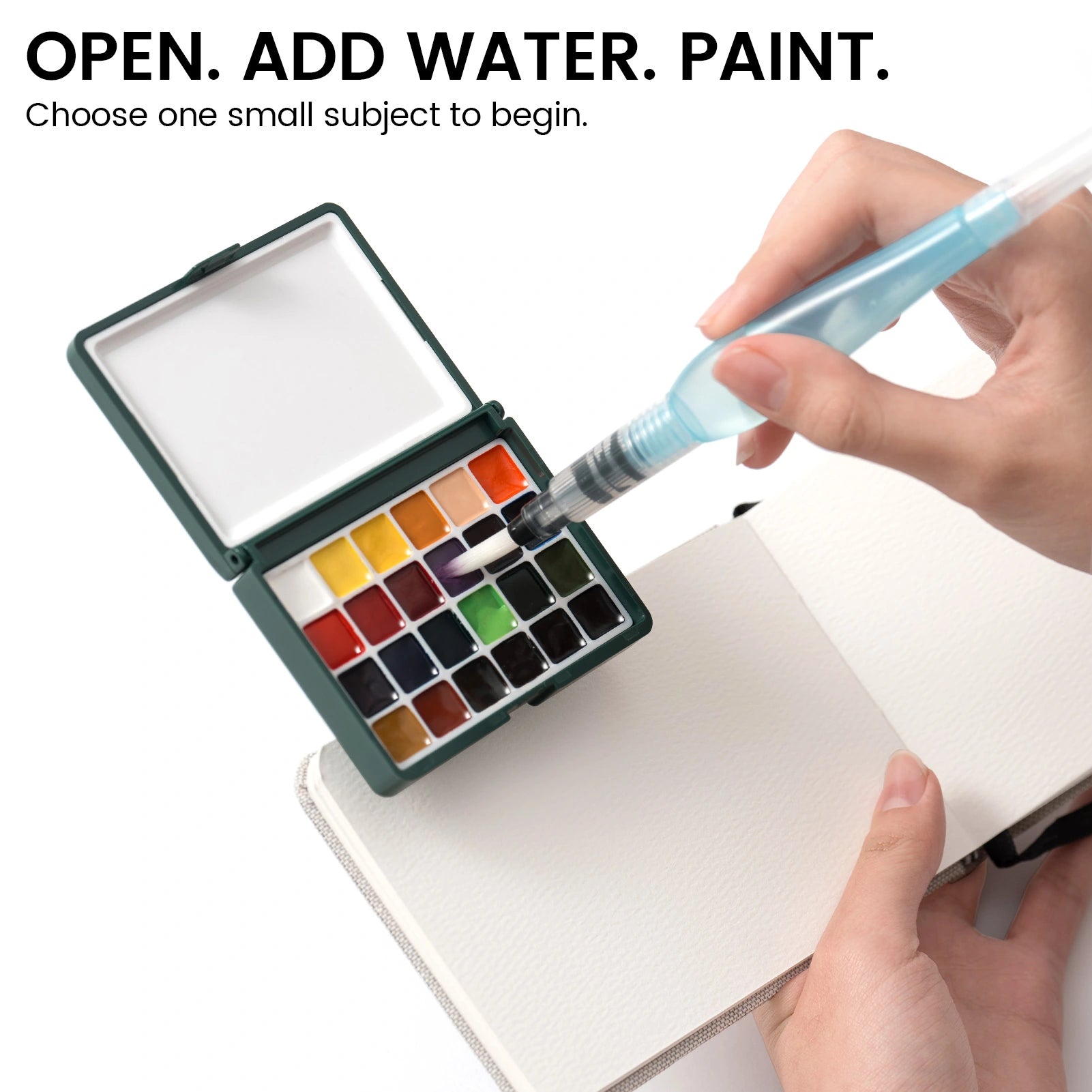 EXPLORER Watercolor Kit – Hand-Poured 24 Colors