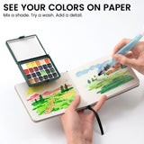 EXPLORER Watercolor Kit – Hand-Poured 24 Colors