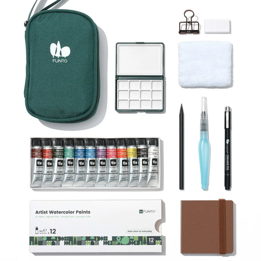 EXPLORER Watercolor Tube Kit – 12 Colors