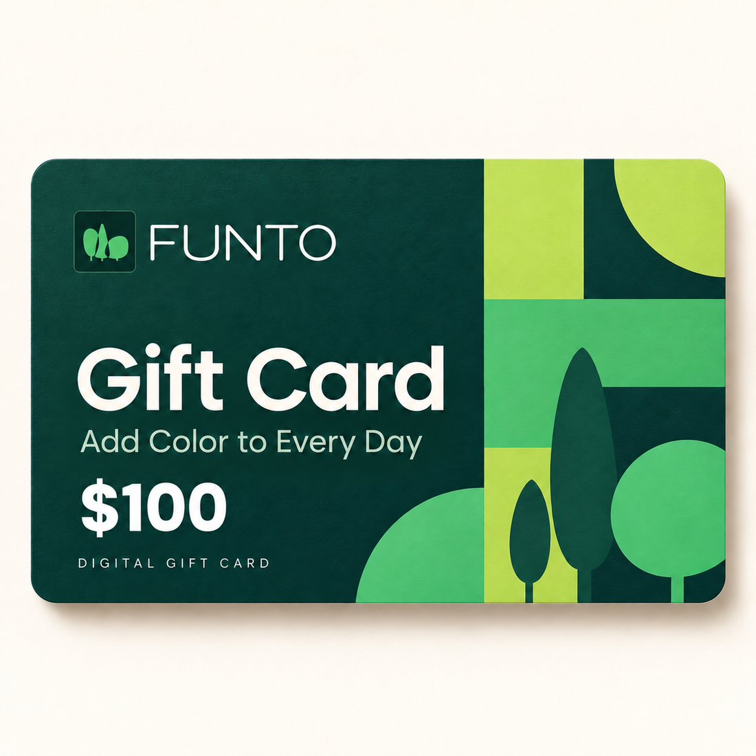 FUNTO digital gift card — $100 face value